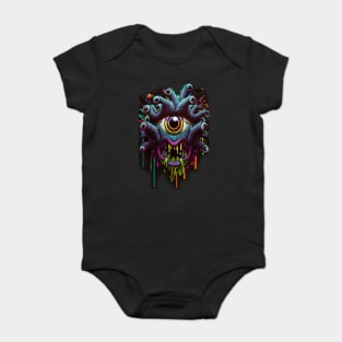 Beholder D&D Monster Graffiti Baby Bodysuit